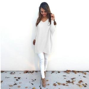 Robe pull blanc