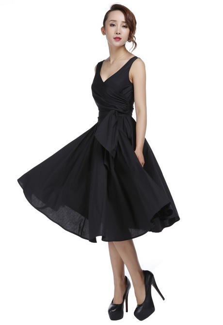 Robe retro noire