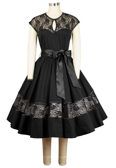 Robe retro noire