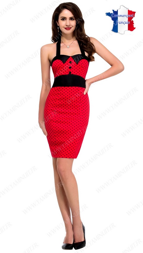 Robe rouge pin up