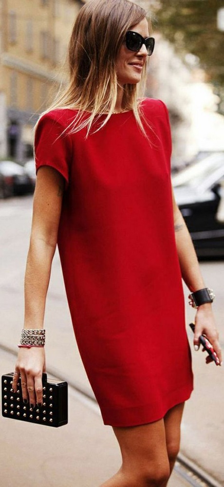 Robe rouge pour femme