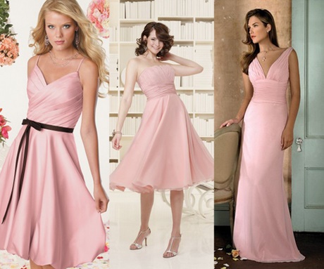 Robe témoin mariage rose