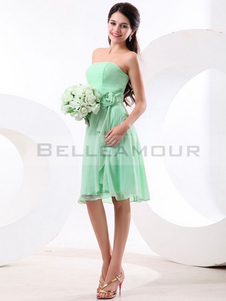 Robe verte chic