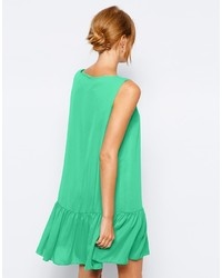 Robe verte droite