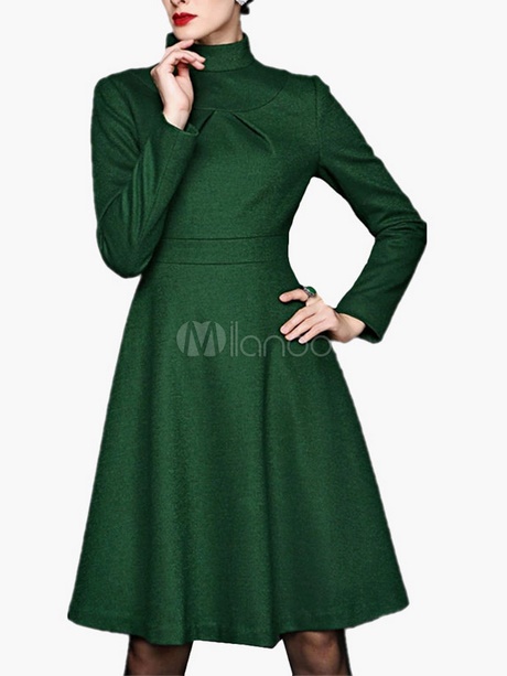 Robe verte vintage