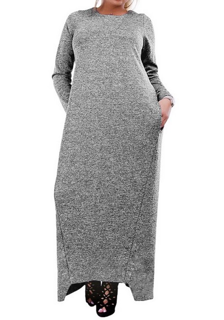 Maxi robe longue grande taille