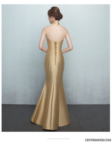 Modele de robe longue avec manche