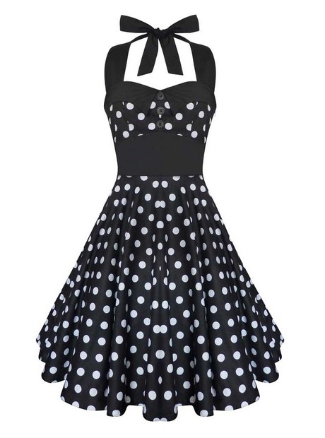 Robe a pois vintage