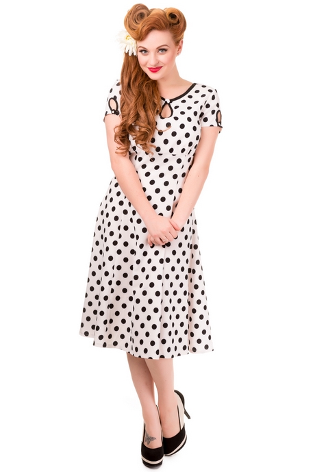 Robe a pois vintage