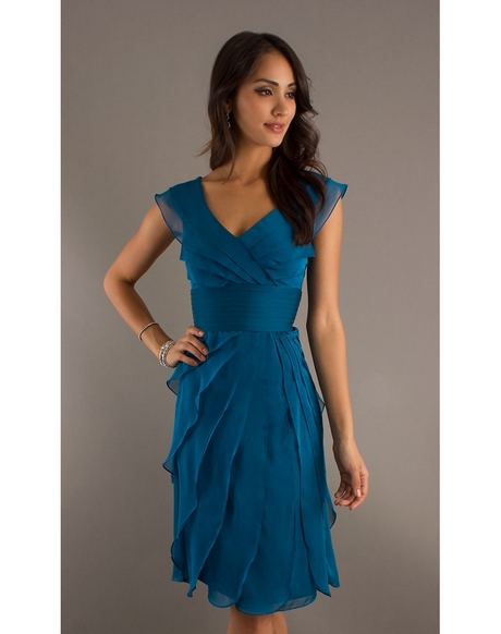 Robe bleu cocktail