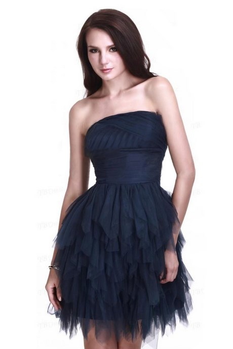 Robe bleu marine bustier