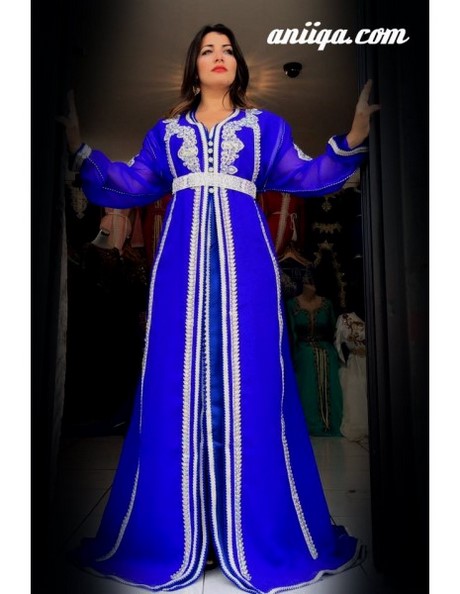 Robe bleu roi grande taille