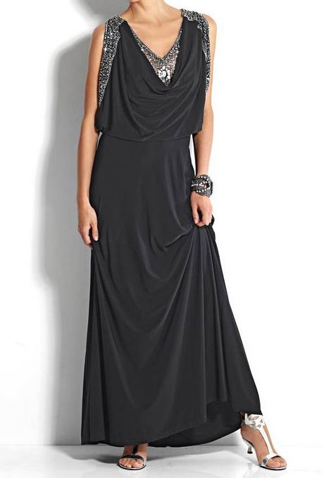 Robe de concert noire longue