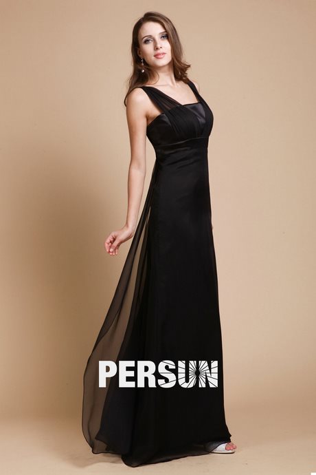 Robe de concert noire longue