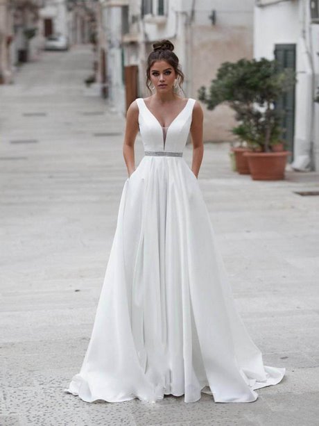 Robe de soirée pour mariage blanche