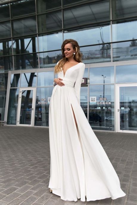 Robe de soirée pour mariage blanche