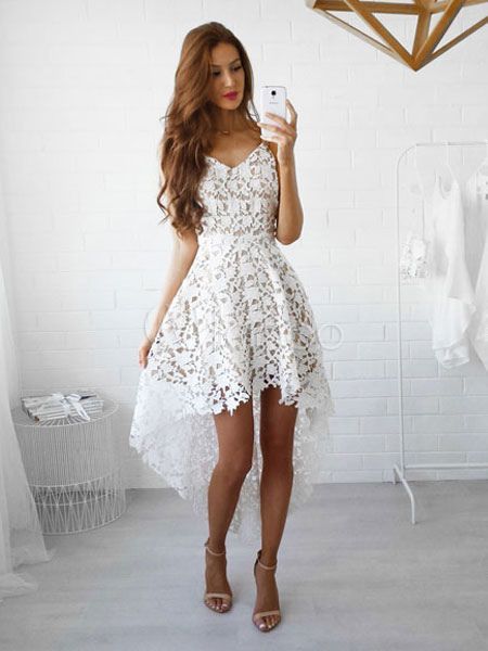 Robe habillee blanche