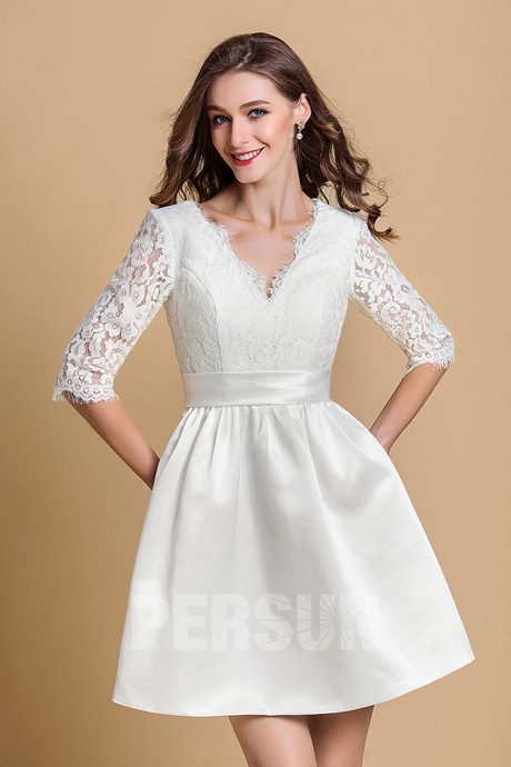 Robe habillee blanche