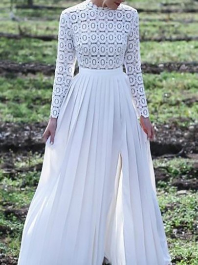 Robe maxi avec manche