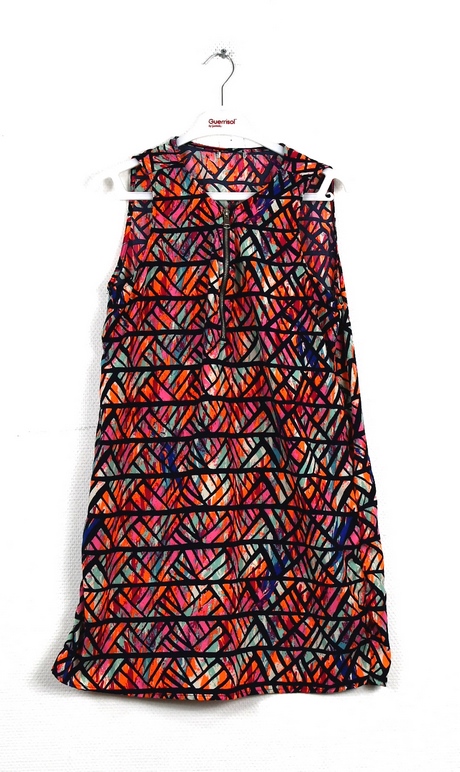 Robe multicolore