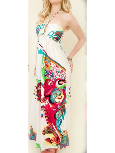 Robe multicolore