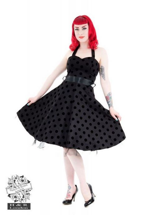 Robe pois vintage