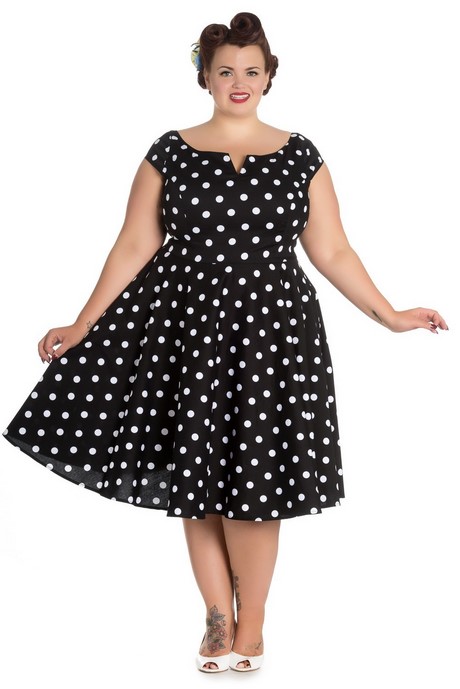 Robe rétro grande taille