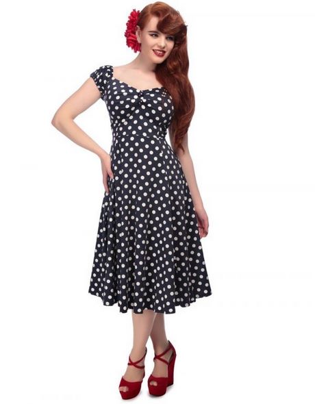 Robe retro pois