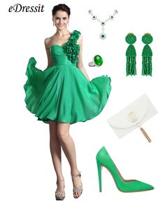 Belle robe verte