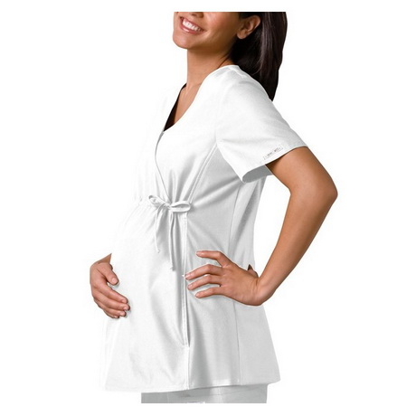 Sous famille Blouse manches 3/4 en wax femme enceinte, tissu pagne africain, motif