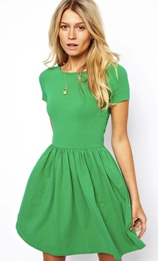 Petite robe verte