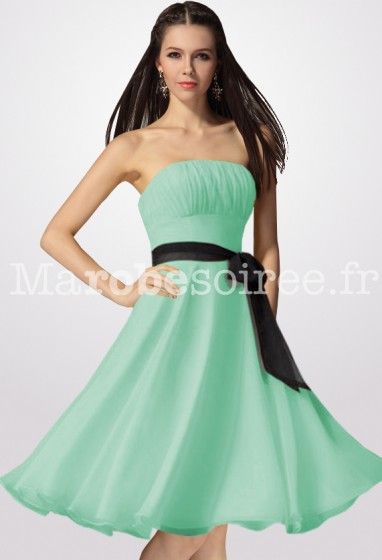 Robe couleur verte