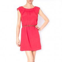 Robe courte corail