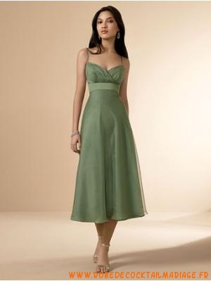 Robe de ceremonie verte