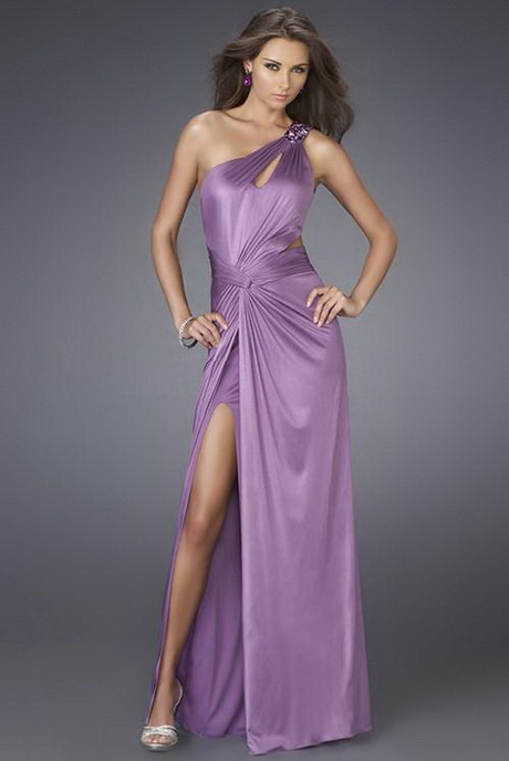 Robe de soirée violet