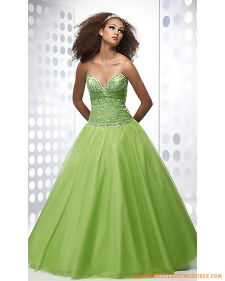 Robe princesse verte