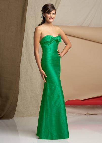 Robe soiree vert