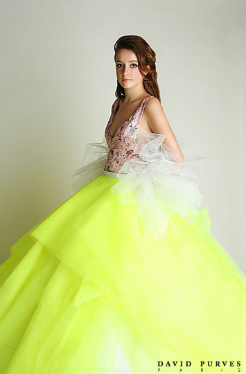 Robe vert citron