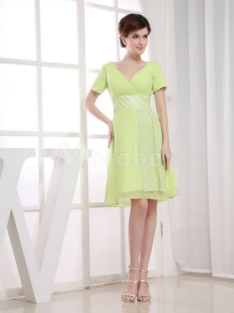 Robe vert citron