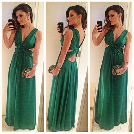 Robe vert emeraude