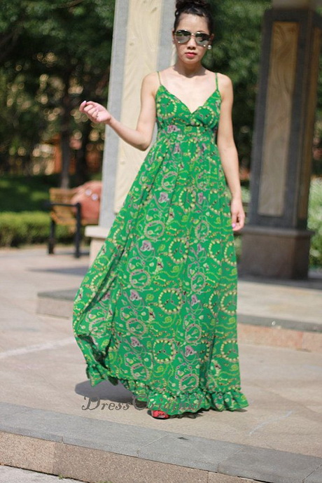 Robe vert jade