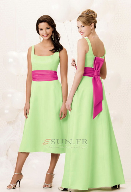 Robe vert pomme