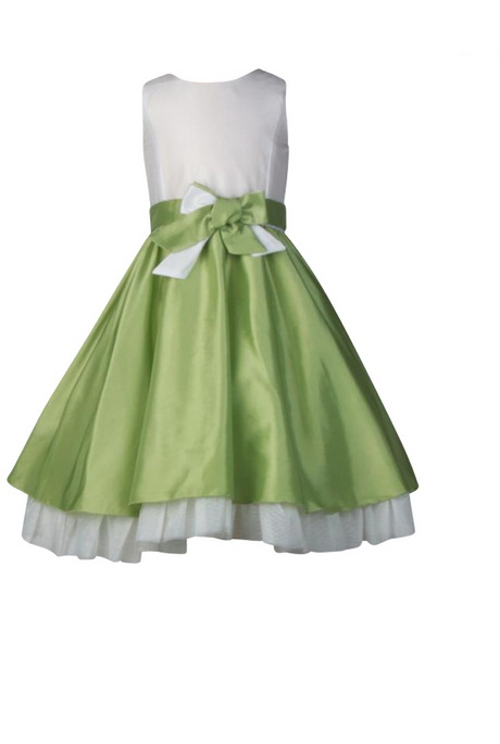 Robe verte fille