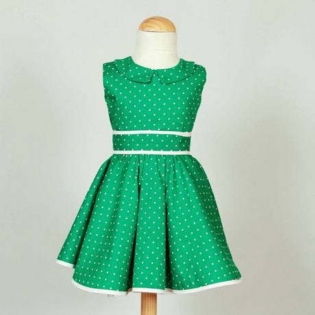 Robe verte fille