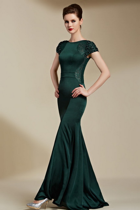 Robe verte foncée