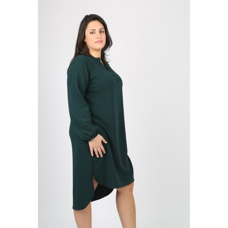 Robe verte manche longue