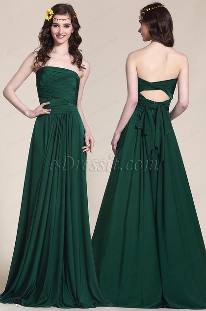 Robe verte mariage