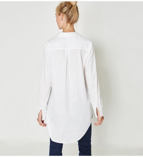 Chemise femme blanche longue