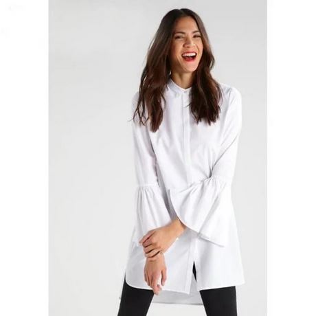 Chemise longue blanche femme