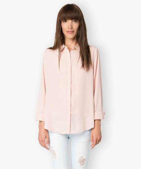 Chemise longue fluide